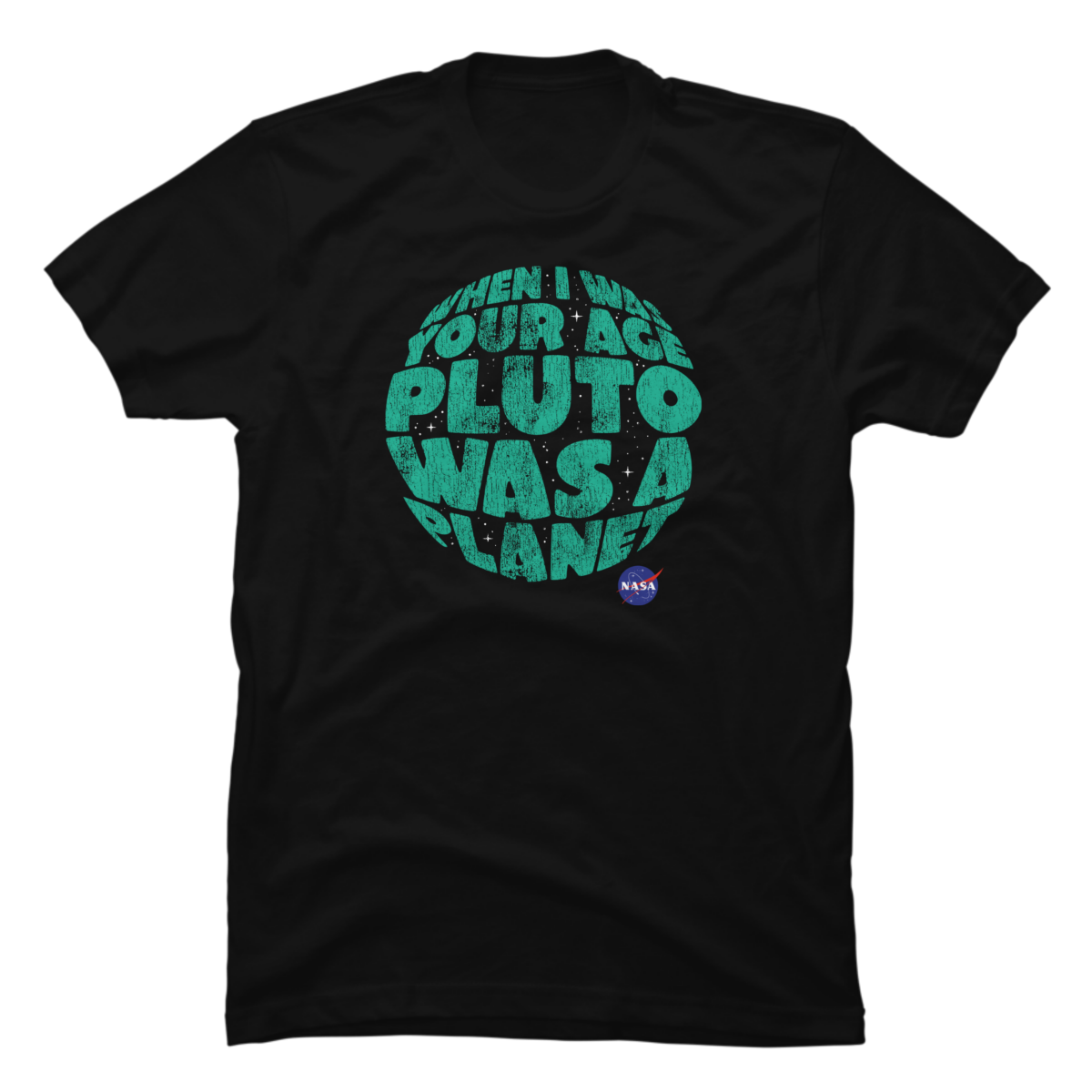 pluto planet shirt